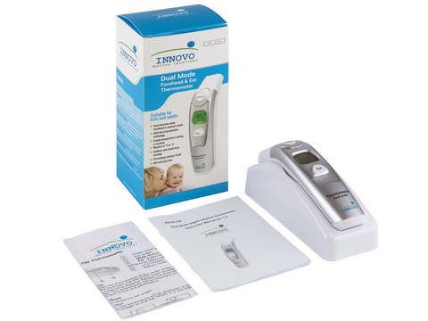Innovo EF100 Forehead and Ear Thermometer (Dual Mode) - CE and FDA cleared