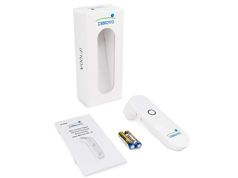 iF100A thermometer requires 2 AAA batteries