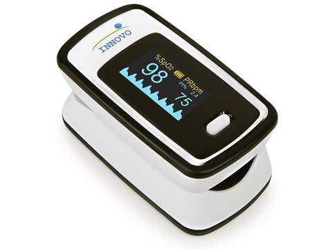 Innovo Medical iP900AP Deluxe Fingetip Pulse Oximeter (Off-white)